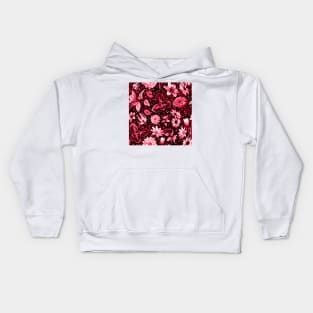 Viva Magenta Garden Kids Hoodie